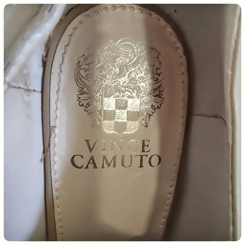 VINCE CAMUTO Camel Platform Stiletto Heels Size 8.5M Date Night Career Dressy